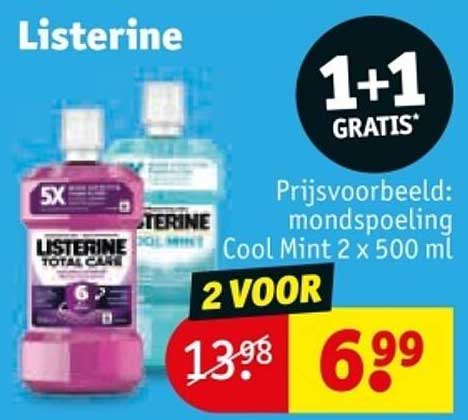 Listerine: 1+1 Gratis