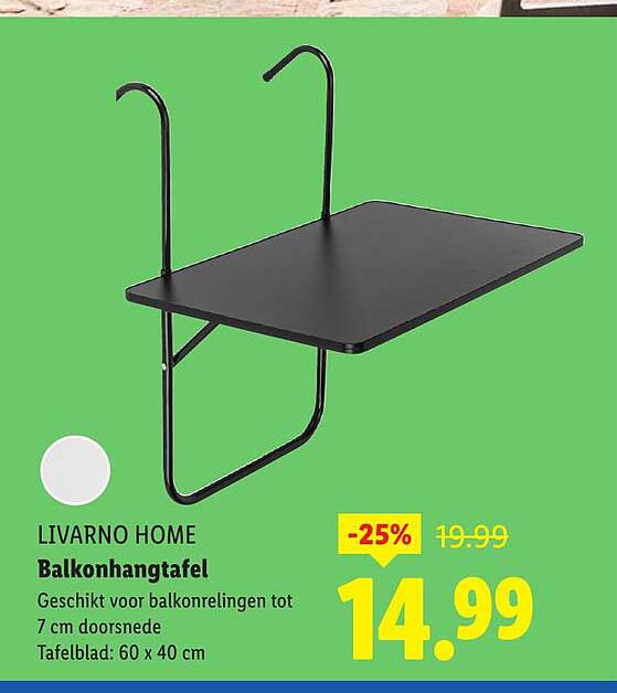 LIVARNO HOME Balkonhangtafel