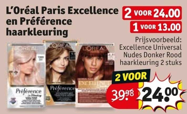 L’Oréal Paris Excellence en Préférence haarkleuring