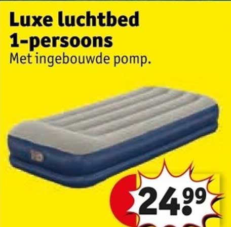 Luxe luchtbed 1-persoons