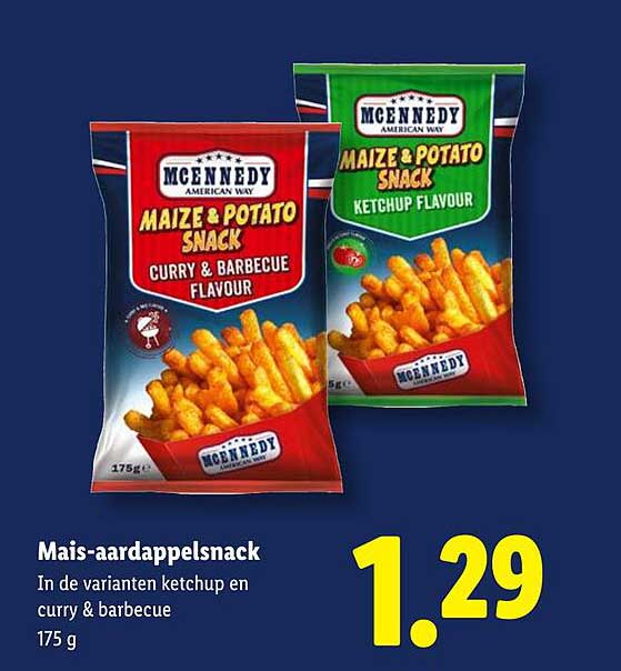 Mais-aardappelsnack