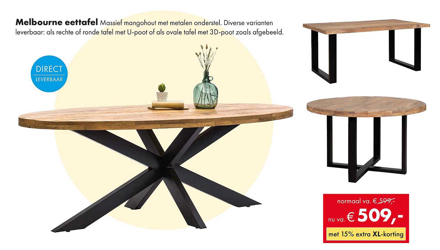 Melbourne eettafel