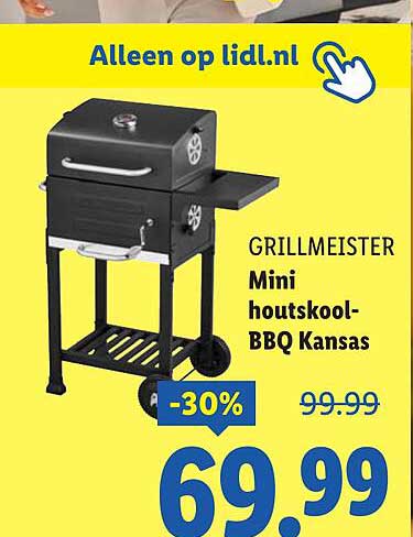 Mini houtskool-BBQ Kansas