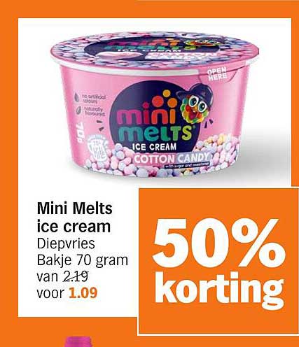 Mini Melts ice cream