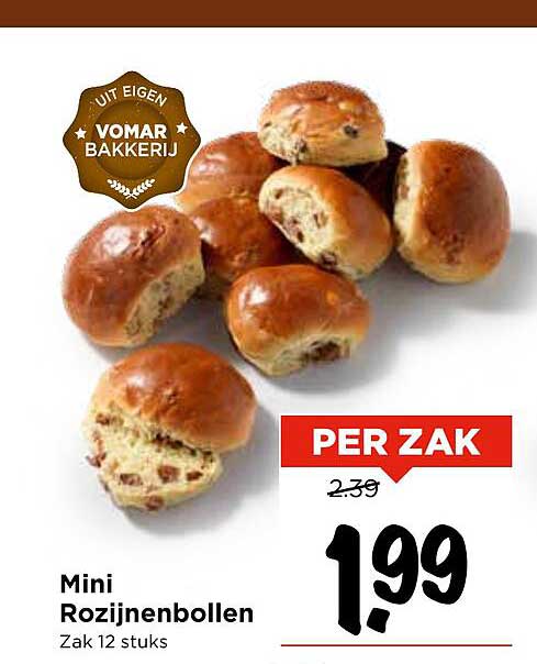 Mini Rozijnenbollen