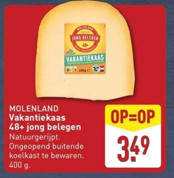 MOLENLAND Vakantiekaas 48+ jong belegen