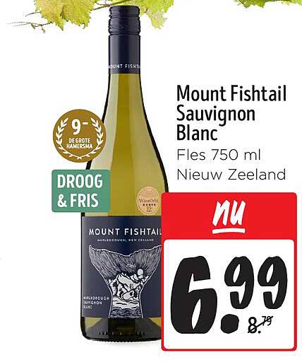 Mount Fishtail Sauvignon Blanc Fles 750 ml