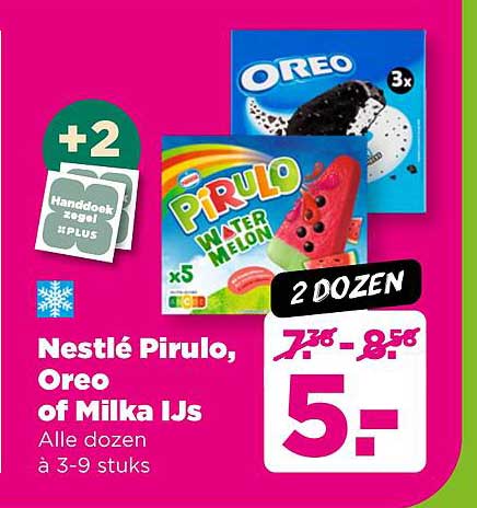 Nestlé Pirulo, Oreo of Milka IJs