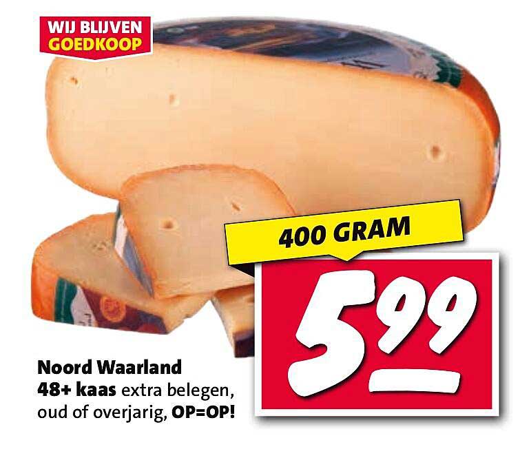 Noord Waarland 48+ kaas extra belegen, oud of overjarig, OP=OP!