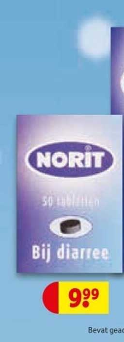 Norit 50 tabletten Bij diarree