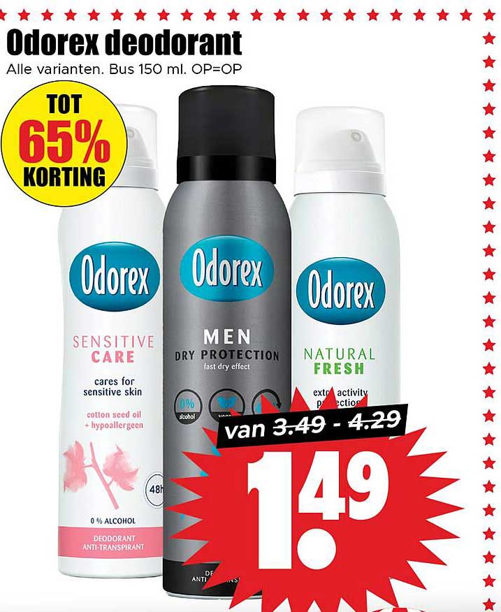 Odorex deodorant