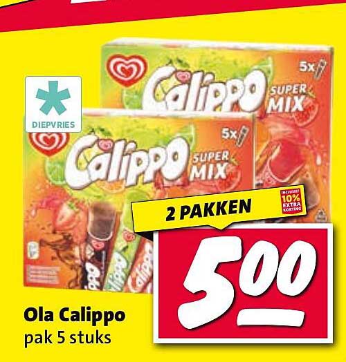 Ola Calippo pak 5 stuks