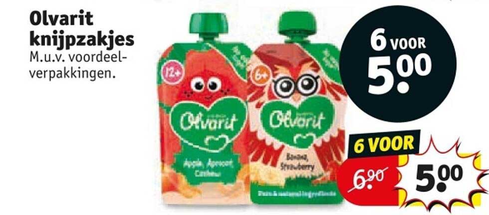 Olvarit knijpzakjes