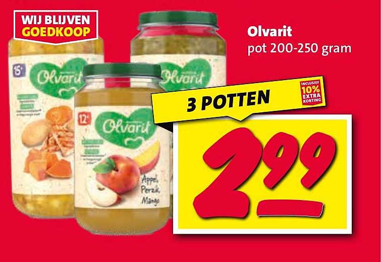 Olvarit pot 200-250 gram