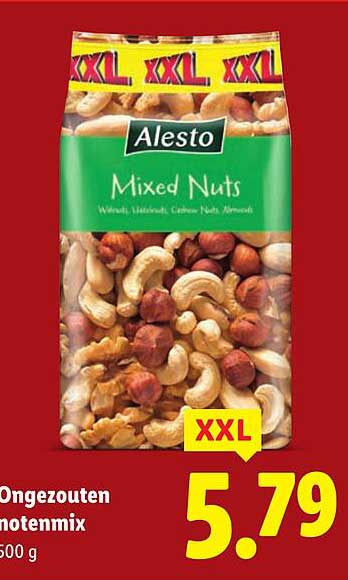 Ongezouten notenmix