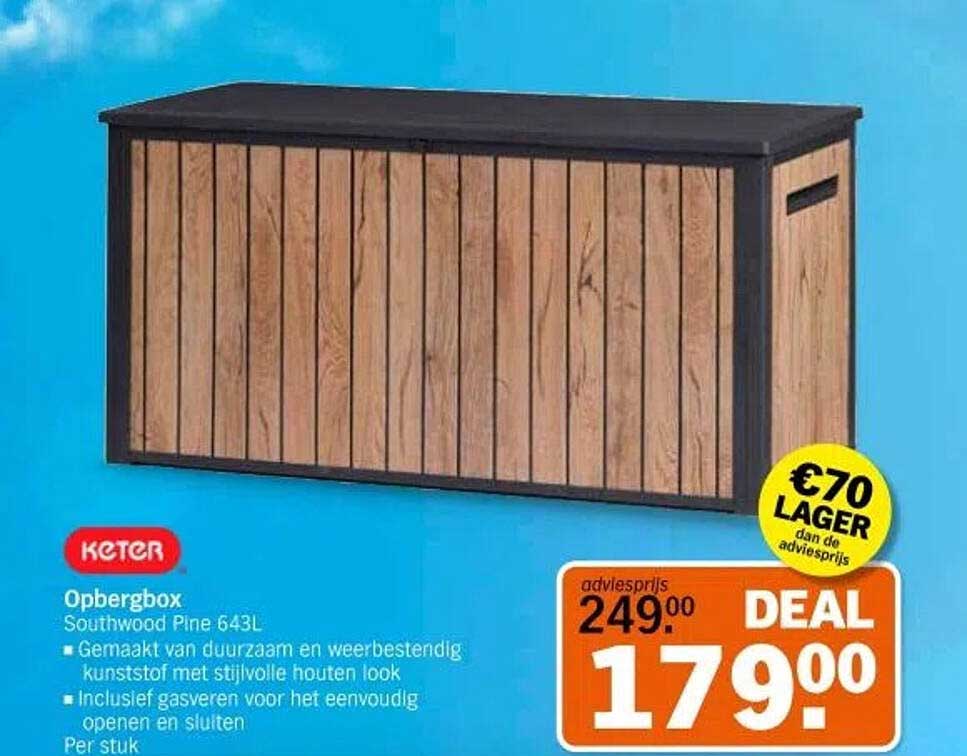 Opbergbok Southwood Pine 643L