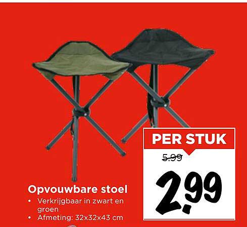 Opvouwbare stoel