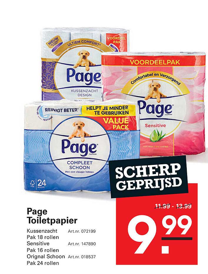 Page Toiletpapier