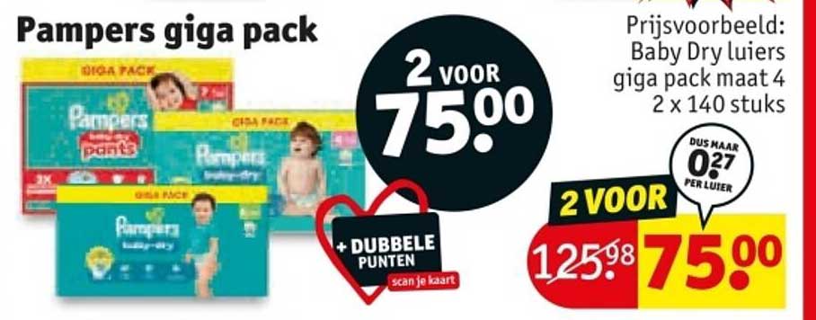 Pampers giga pack