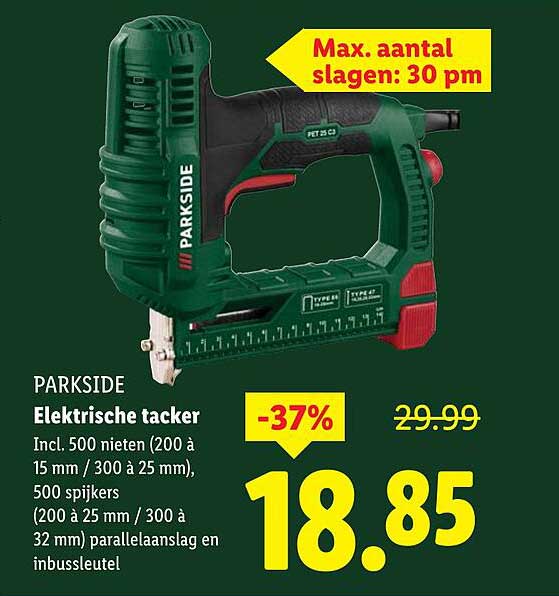 PARKSIDE Elektrische tacker