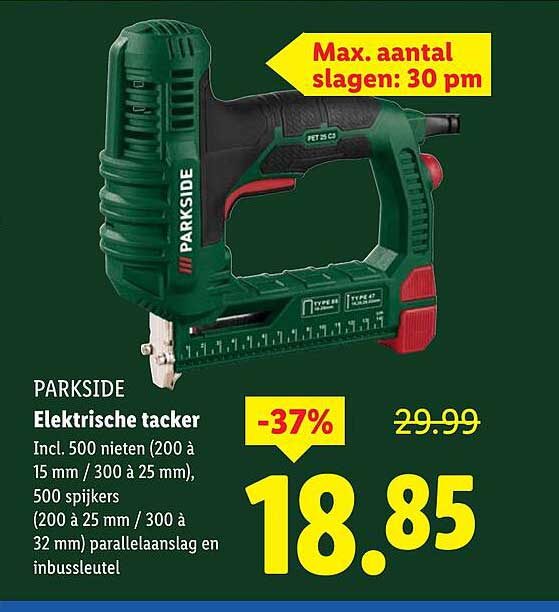 PARKSIDE Elektrische tacker