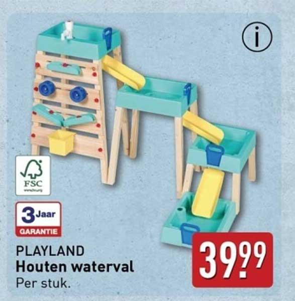 PLAYLAND Houten waterval