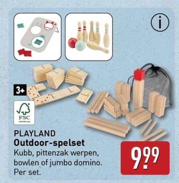 PLAYLAND Outdoor-spelset