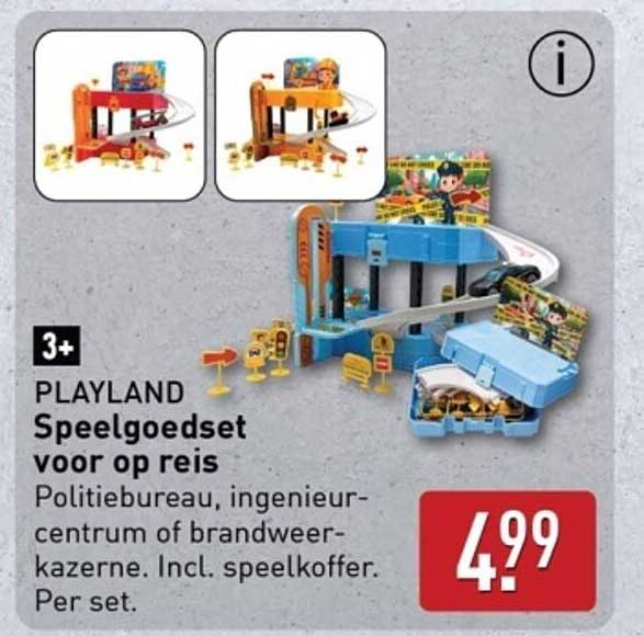 PLAYLAND Speelgoedset voor op reis