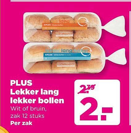 PLUS Lekker lang lekker bollen
