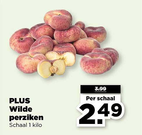 PLUS Wilde perziken Schaal 1 kilo