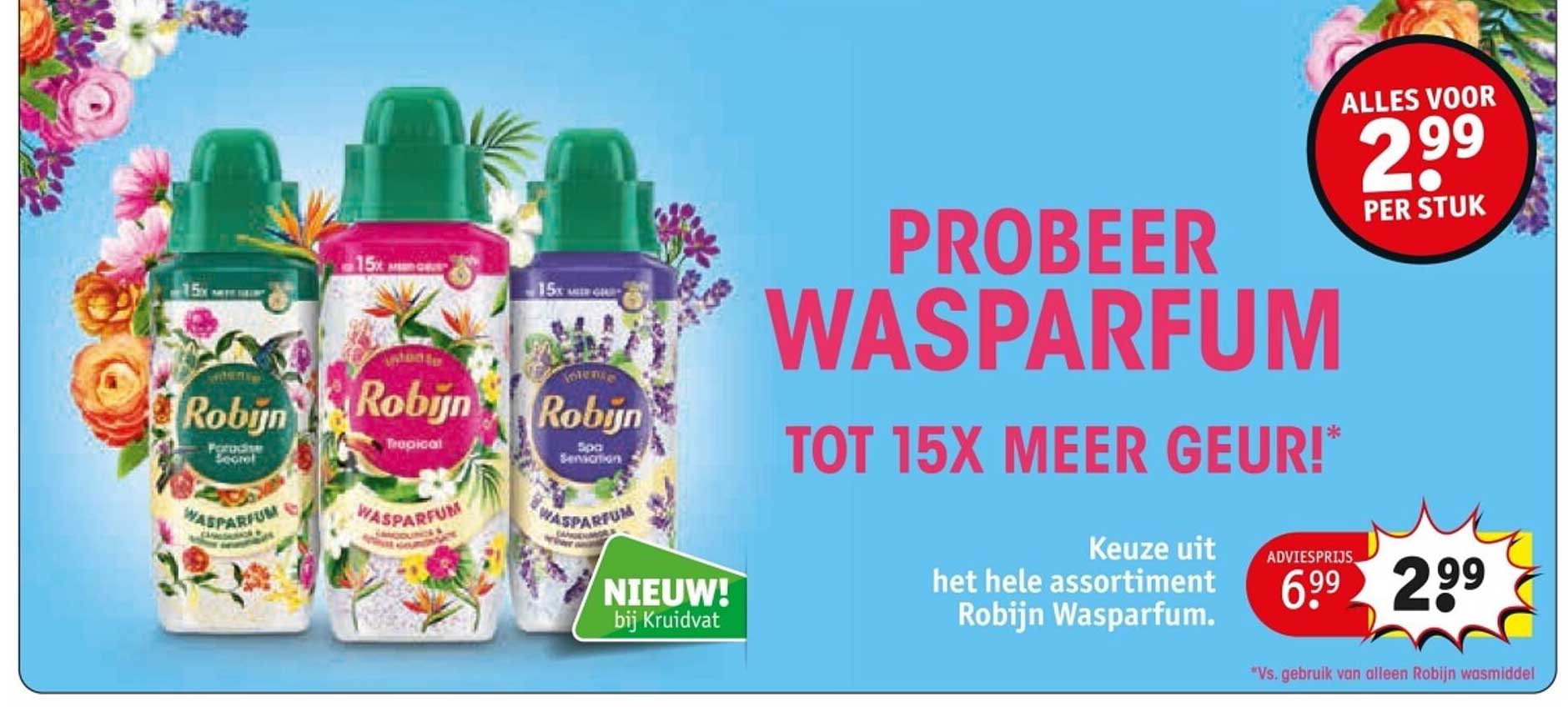 PROBEER WASPARFUM TOT 15X MEER GEUR!