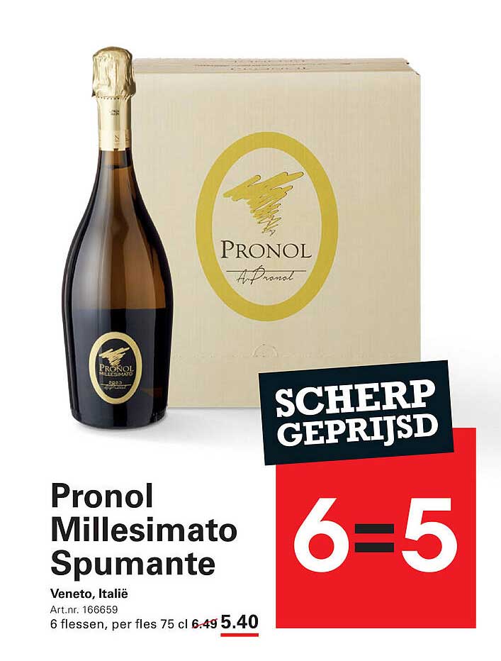 Pronol Millesimato Spumante