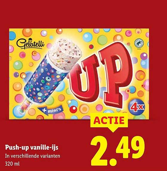 Push-up vanille-ijs