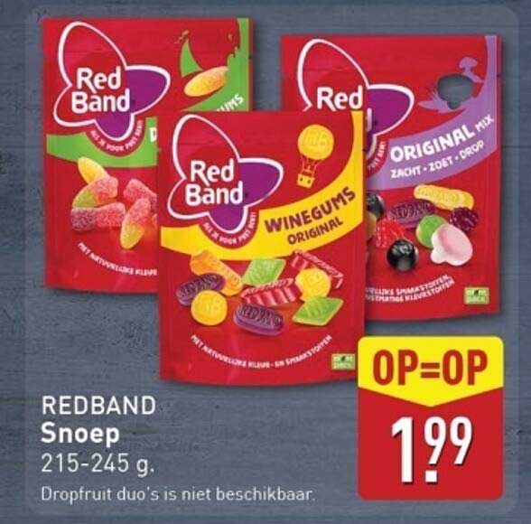 REDBAND Snoep 215-245 g.