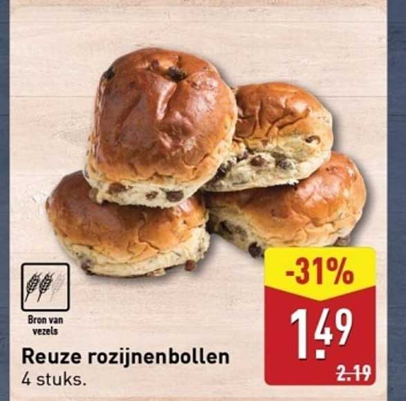 Reuze rozijnenbollen