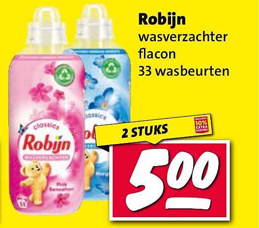 Robijn wasverzachter flacon 33 wasbeurten