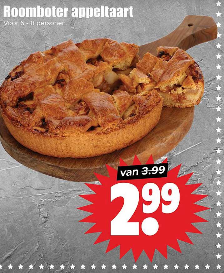 Roomboter appeltaart