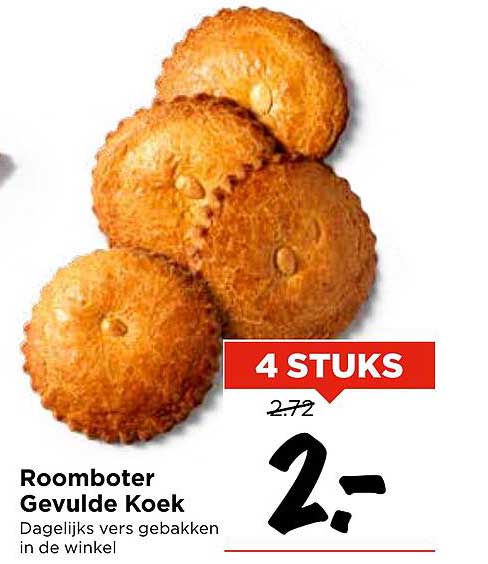 Roomboter Gevulde Koek