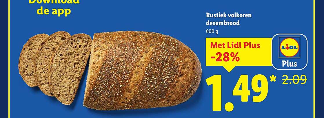 Rustiek volkoren desembrood