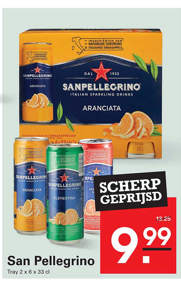 San Pellegrino Tray 2 x 6 x 33 cl