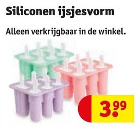 Siliconen ijsjesvorm