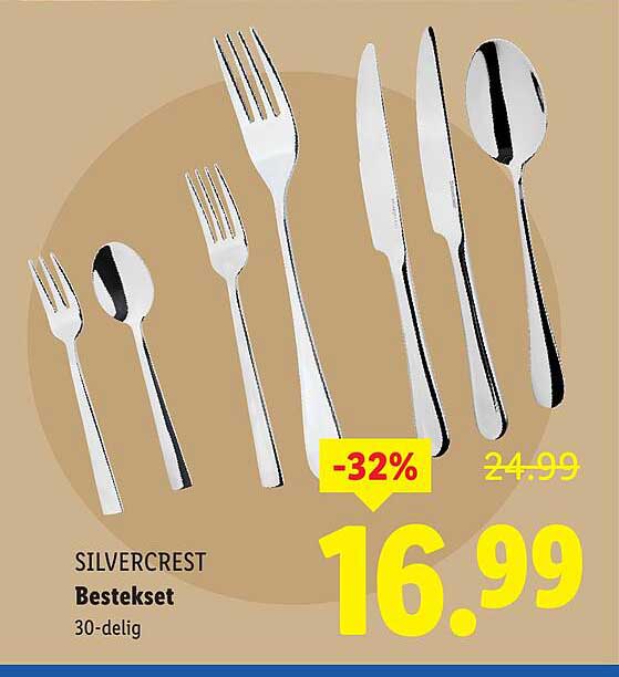 SILVERCREST Bestekset 30-delig