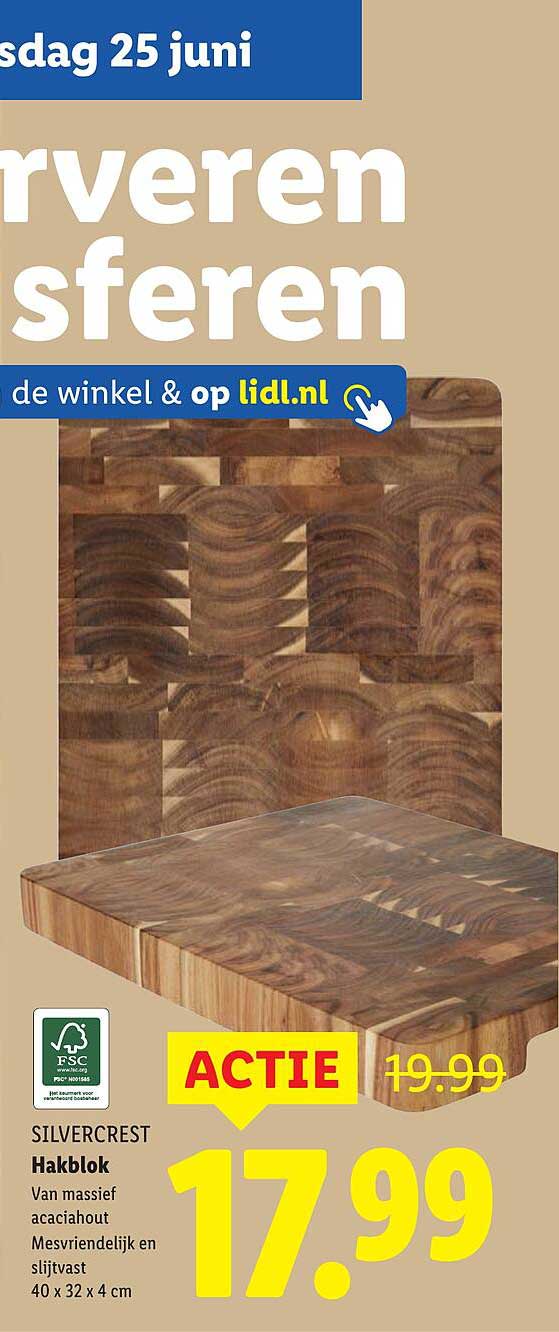SILVERCREST Hakblok