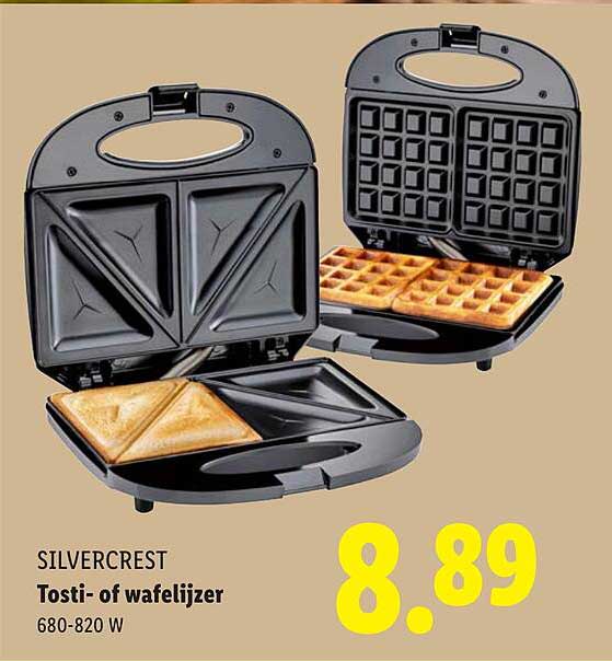 Silvercrest Tosti- of wafelijzer