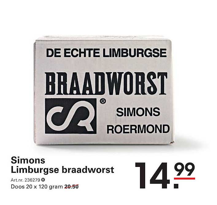 Simons Limburgse braadworst