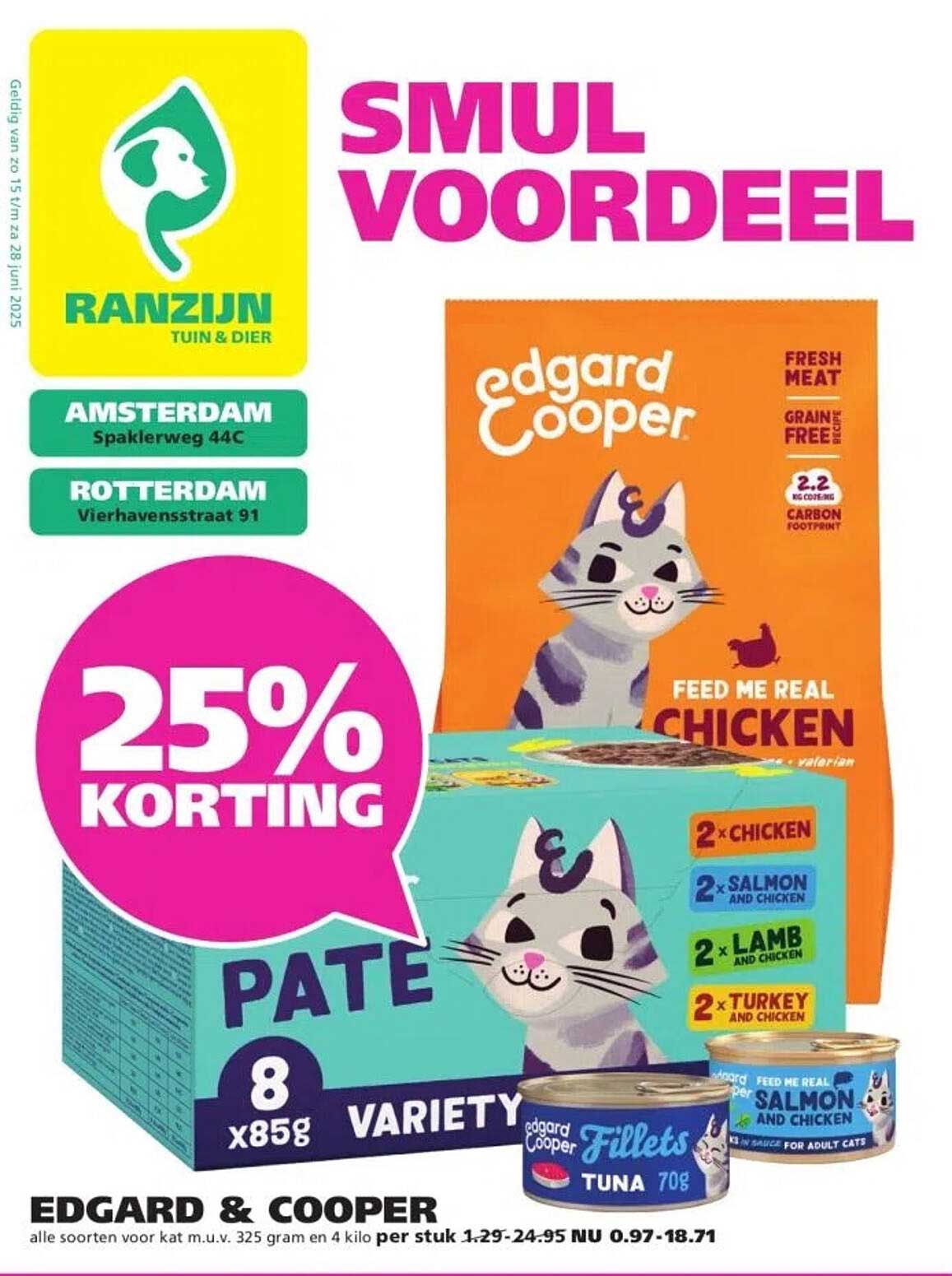 SMUL VOORDEEL 25% KORTING