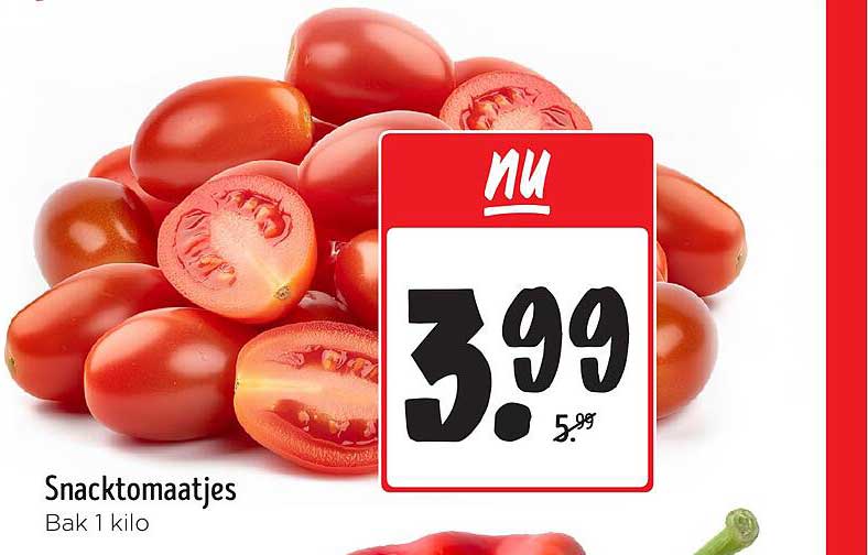 Snacktomaatjes Bak 1 kilo