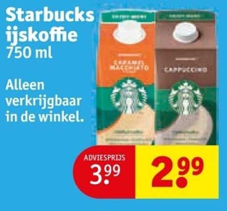 Starbucks ijskoffie 750 ml