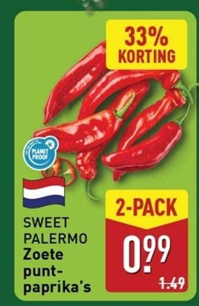 SWEET PALERMO Zoete punt-paprika's