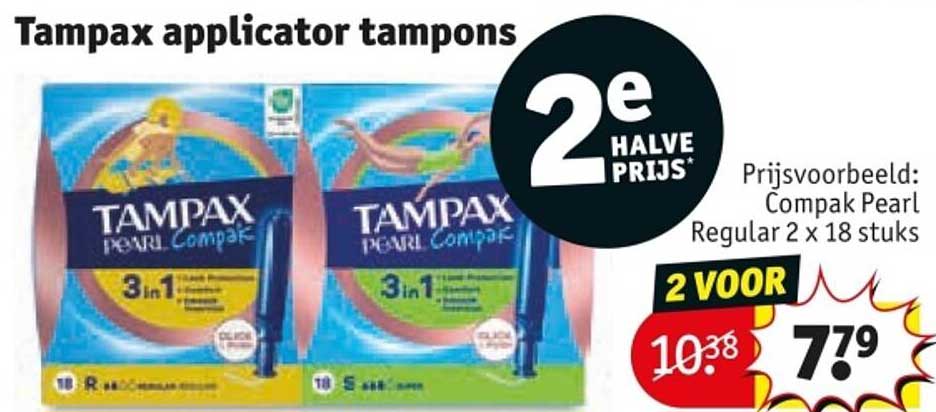 Tampax applicator tampons